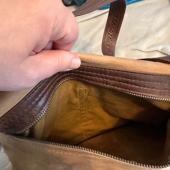 Rough and Tumble 1904 Large August Reed Leather Crossbody Bag Burnham Minimalist - Picture 6 of 7